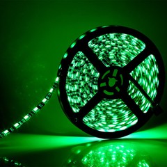 Waterproof 5M 5050 RGB 300 LED Strip Light Black PCB + 20Key IR Music Controller