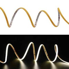 DC 5V 2.7mm Thin COB LED Strip Light 480LED/m Flexible Tape Light Dimmable Cut