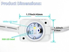 108FT Smart RGBW LED Module Permanent Outdoor Eave Light With APP Remote Control