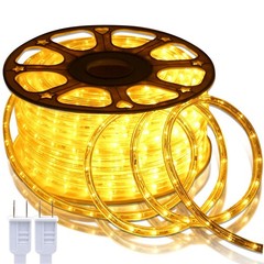 150FT Waterproof LED Rope Lights – Flexible 110V Warm White String Light for Ind