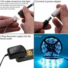 16.4FT Led Strip Lights RGB Led Room Lights 5050 SMD Tape Lights Color Changing