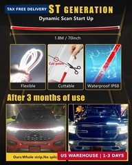 YM E-Bright Led Hood Light Strip Exterior Led Strip Lights for Cars Waterproof F