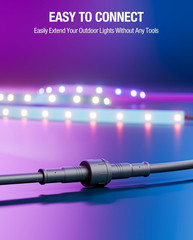 16Ft Extension Cable for Govee Outdoor Strip Lights, Neon Rope Lights, Garden Li
