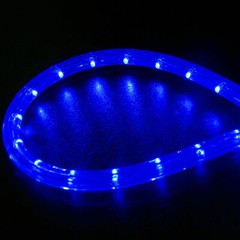 Assorted Sizes Blue LED Rope Lighting Thick Outdoor Christmas Xmas Tree