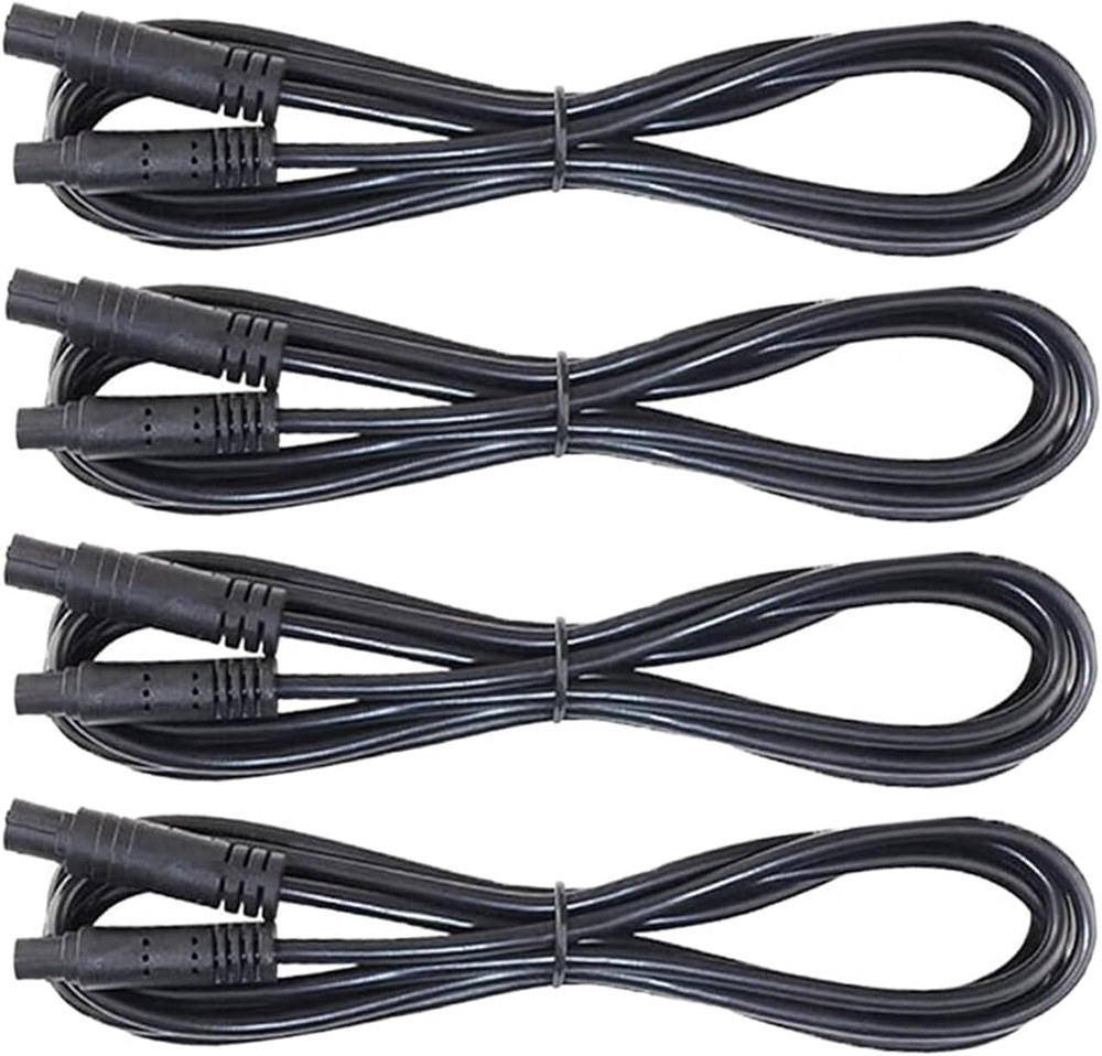 4 Pack 40 Inch 4 Pin RGB LED Rock Light Extension Cable Waterproof Wire Harness