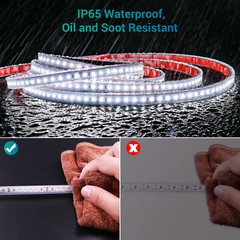 Ustellar Super Bright LED Strip Lights Under Kitchen Cabinet Lighting Waterproof