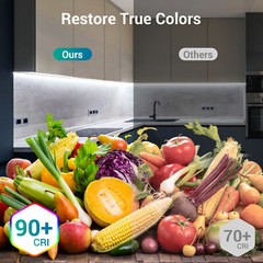 Ustellar 9.84ft Super Bright LED Strip Light for Under Kitchen Cabinet Lighting