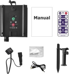 Solar Battery Box for LED String Lights, Outdoor String Lights Control Panel wit