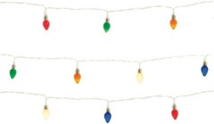 Retro LED String Lights Novelty Vintage Look Bulbs 10 Feet 25 Bulb MSRP $36