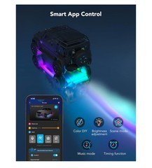 Car Underglow Lights, 8 pcs RGBIC Under Car Lights 16 Million Colors