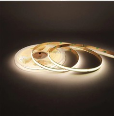 Free Cut FCOB LED Strip 24V 12V DC 8mm RA 90+ Dimmable Flexible 528LEDs
