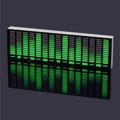 Atmosphere Lamps Led Auditory Frequency Visualizer Music Spectrum Energy Saving