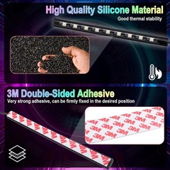 5V LED Strip Lights for Cars with USB Adapter, Car Interior LED Lights,