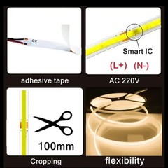 150ft 110V LED Neon Light Strip Flexible Tube Holiday Party Wedding Home Decor