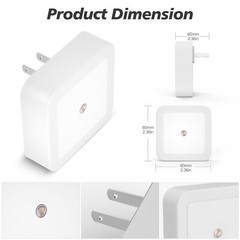 Sujeet Night Light, Night Lights Plug into Wall 4-Pack, Nightlight Plug in Ni…