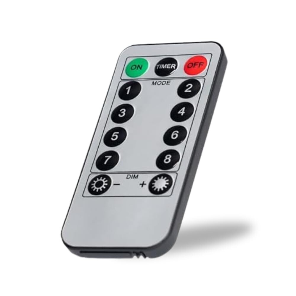 13-Button IR Remote for LED Rope Lights – 8 Modes, Dimmable, Long Range