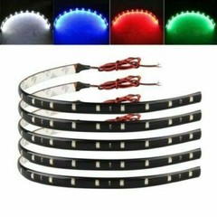 5x 12V 12″ 1FT 15SMD Flexible LED Strip Light Waterproof For Car Truck Boat Cond