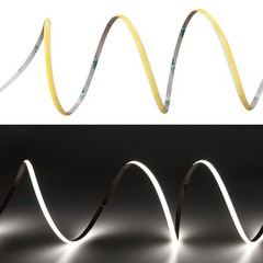 COB LED Strip Slim 4mm DC 12V Flexible LED Tape Lights For Car DIY Home Room Bar