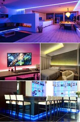5M 5050 RGBCCT 5in1 RGB LED Strip RGBWW Warm White RGBW Cool White 300LED Lights