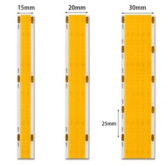 15mm/20mm/30mm Ultra Wide COB LED Strip Light Tape Light DIY Home Decor Lighting