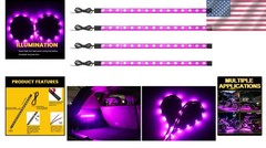 Universal Fit 27CM Waterproof LED Strip Lights for Cars, Trucks & Motorcycles