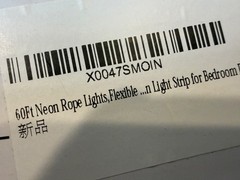 SINLEY 60FT LED Neon Rope Lights RGB Multicolor APP Remote Remote Control Strip