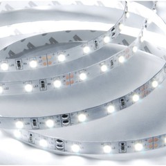 Cool White Flexible LED Strip Light, 300 LEDs, 5 Meters / 16.4 FT Spool, 12VD…