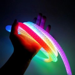 5V WS2811 360 Degree Round RGBIC Neon LED Strip Lights Waterproof Flexible Decor
