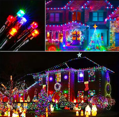 Solar String Lights Outdoor Waterproof Fairy Party Christmas Lamp Garden Decor