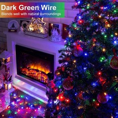 Multicolor 200 LED Christmas String Lights Waterproof Christmas Lights 8 Mode