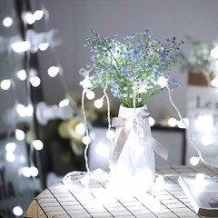 100 LEDs Battery Operated String Lights Globe Fairy Lights Tent Camping Garden