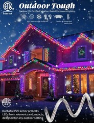 2x 150ft Multi-RGB LED Rope Connectable Flexible DIY Lighting Christmas Outdoor