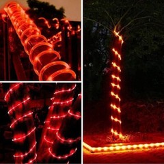 USB LED String Lights PVC Tube Rope LED Fairy Light Outdoor For DIY Party Decor