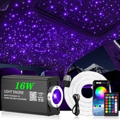 500Pcs*2M Car Headliner Star Light kit shooting star Ceiling Light