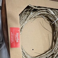 Martha Stewart 9ft Gold LED Garland Warm White Flexible Indoor Wire