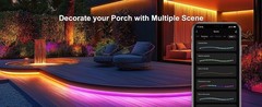 Lumary 16.4Ft Smart Neon Rope Light, Outdoor RGBAICW, Alexa, Waterproof