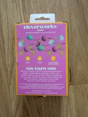 Cleverworks Pompom LED String Lights