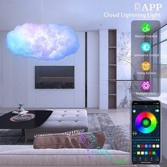 3D Big Cloud Lightning Light Kit Decorations for Adults and Kids Indoor Home …