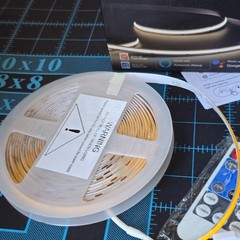 Tatazone WiFi Smart COB Strip Light 16.4ft Pro 3000K Alexa Google