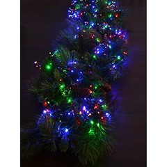 448 LED Multi Twinkling Cluster Rice Lights, 10�x5� Garland of Lights, Soft