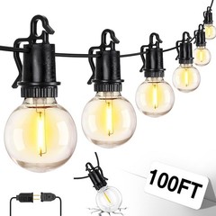 Energy Saving LED String Lights Outdoor Waterproof Warm White 30 Sockets New