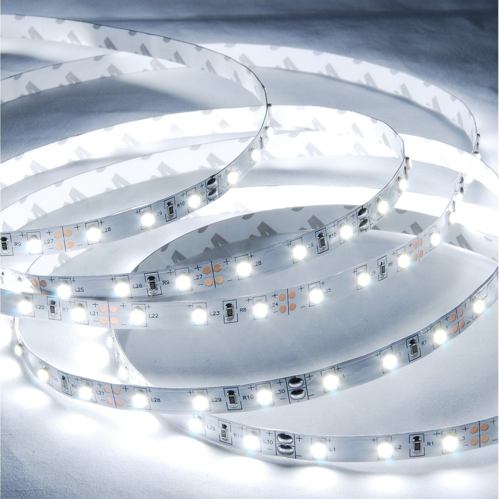 Cool White Flexible LED Strip Light, 300 LEDs, 5 Meters / 16.4 FT Spool, 12VD…