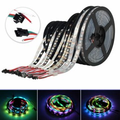DC5V/12V/24V 5050 Dream Color RGB LED Strip Light WS2811/WS2812B IC Individual