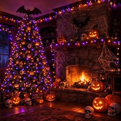 300 LED Halloween String Lights – 100FT Waterproof Purple & Orange Party Decor