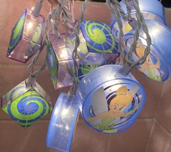 🌻Disney Tinkerbell 10-String Lights Set Vintage Plug in 11.5 ft