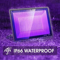 4 Pack 400W LED Black Light,Black Flood Light Outdoor with Plug and Switch, …