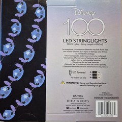 Disney 18 LED String Lights Lilo And Stitch Battery Operated (NEW) 100 Years