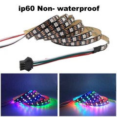 WS2812B LED Strip 5050 RGB 30/60/144LEDs/M ws2812 IC Individual Addressable DC5V