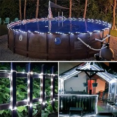 25/50 FT Cool White Thick LED Rope Light Accent Indoor Outdoor Waterproof Rope