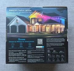 Govee Permanent Outdoor Lights Pro | 100ft (Black) New In Box